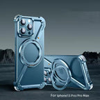 Protective Apple iPhone Back Cover - Luxury Z Shape Metal Case For iPhone - Style 8