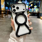 Protective Apple iPhone Back Cover - ZX Metal Case With 360 Rotating Stand For iPhone - Style 3