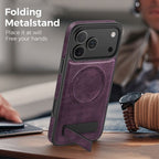Protective Apple iPhone Back Cover - Leather Mocome Case For iPhone - Style 17