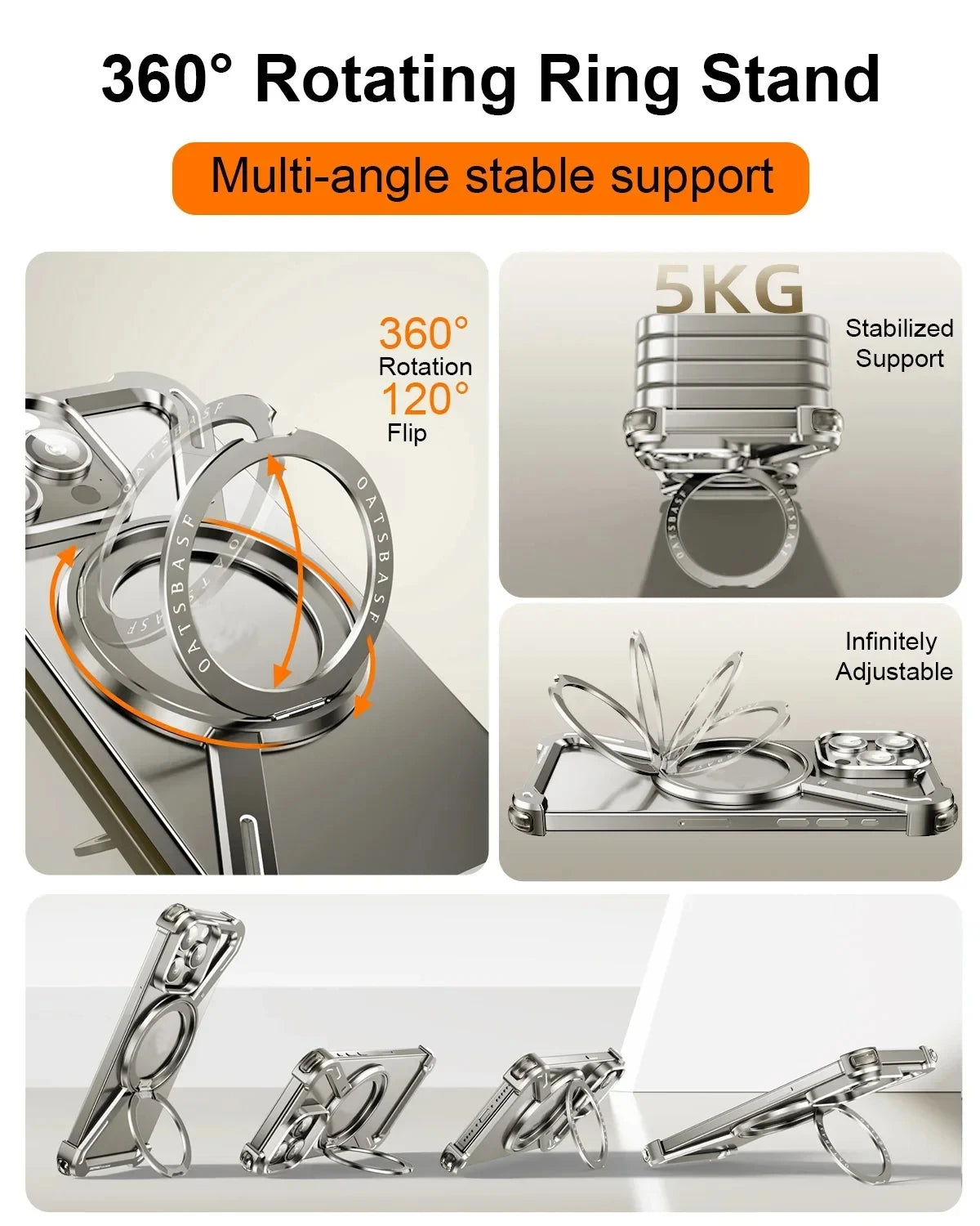 Luxury Z Shape Metal Case For iPhone