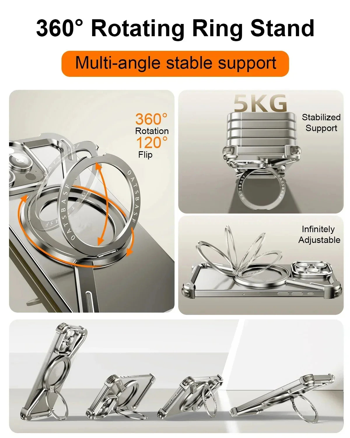 Luxury Z Shape Metal Case For iPhone