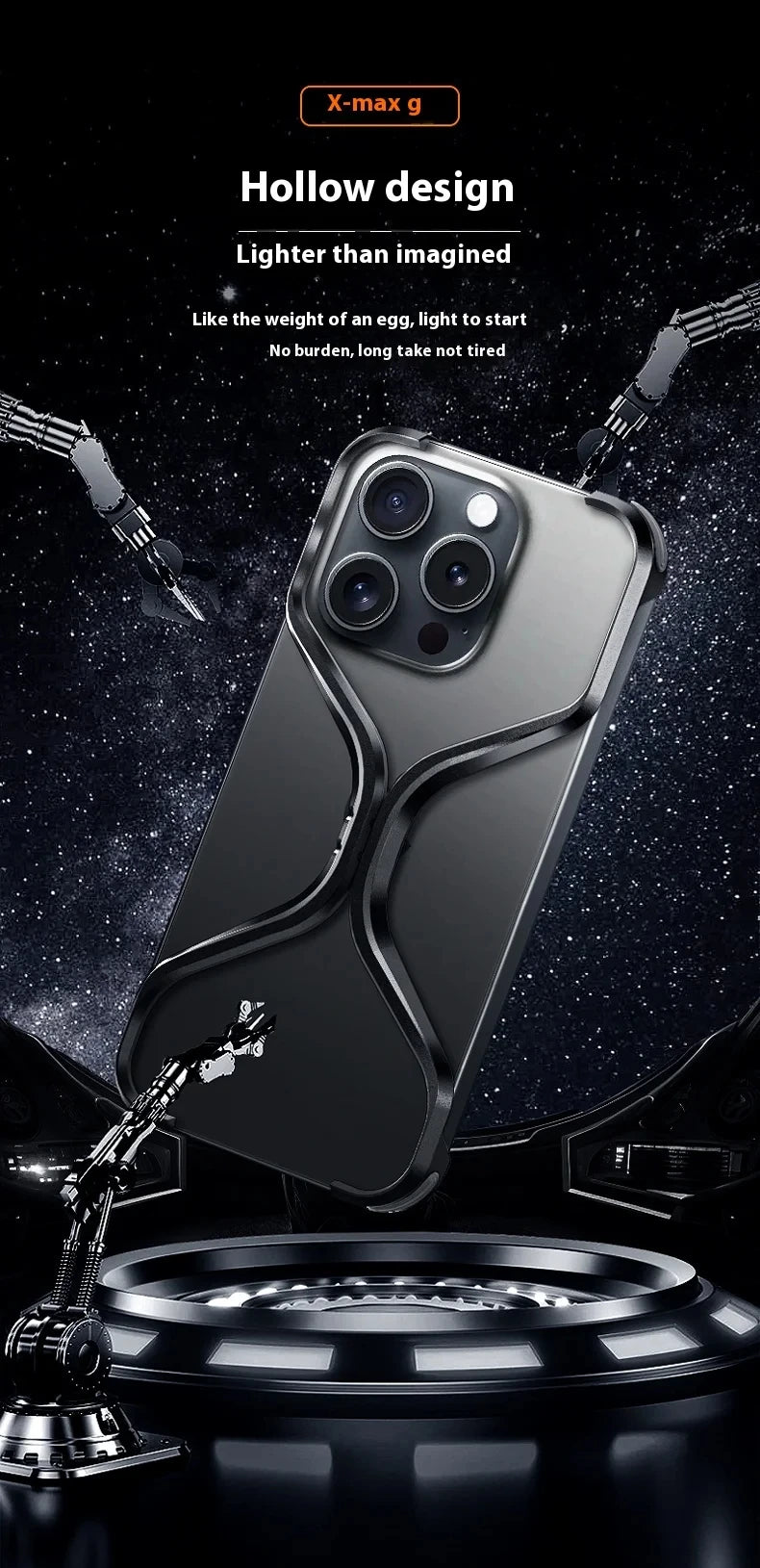 New X-Max Metal Case for iPhone