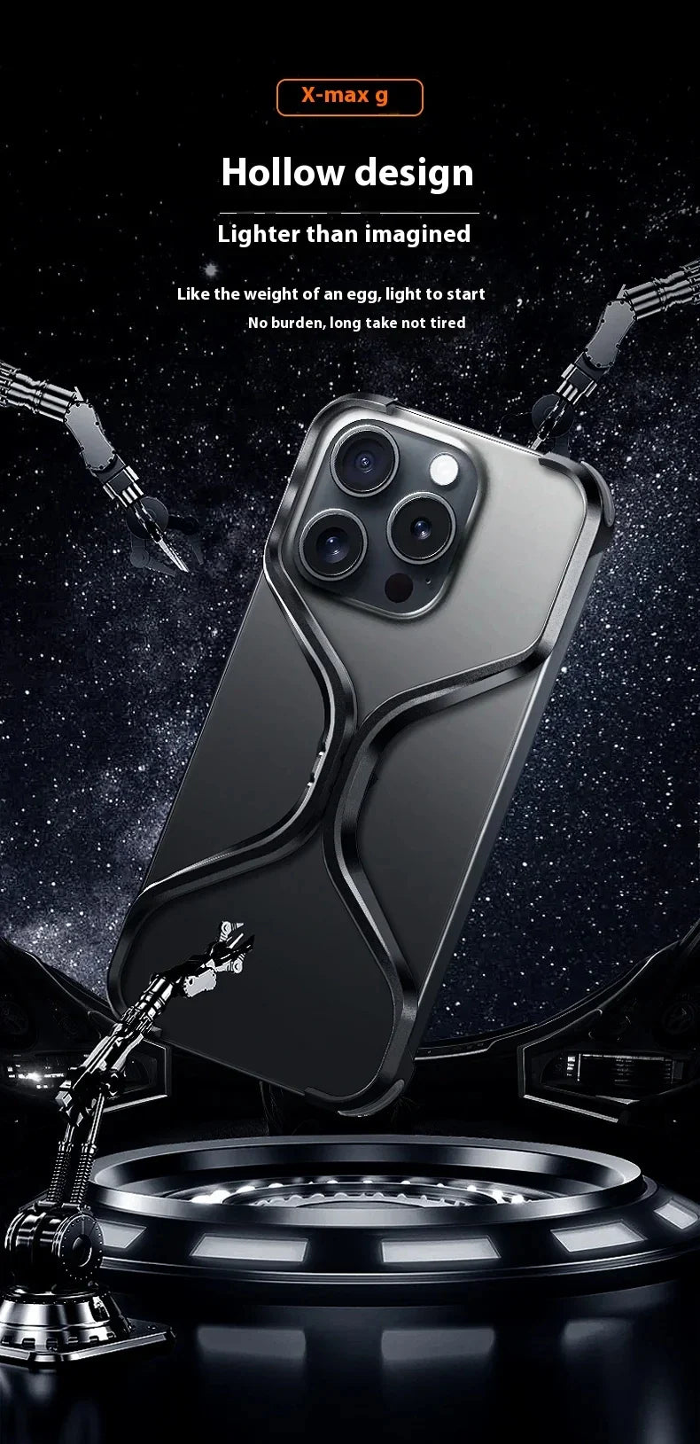 New X-Max Metal Case for iPhone