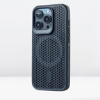Protective Apple iPhone Back Cover - Heat Mesh Magnetic MagSafe Case for iPhone 15 Series - Style 9