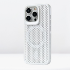 Protective Apple iPhone Back Cover - Heat Mesh Magnetic MagSafe Case for iPhone 15 Series - Style 11