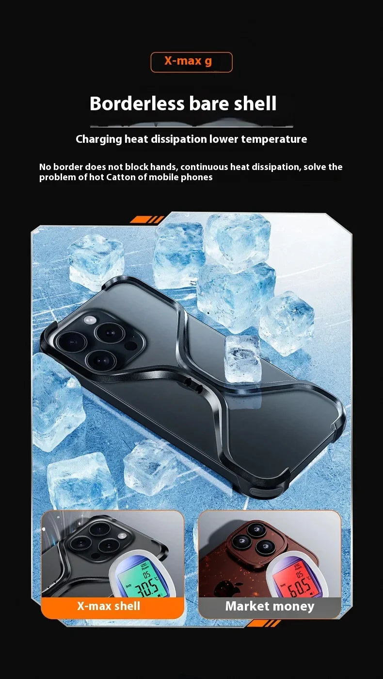 New X-Max Metal Case for iPhone