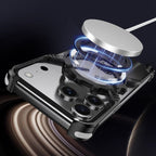 Protective Apple iPhone Back Cover - King X Mechanical Gear With Pivot Ring Stand Case For iPhone - Style 19