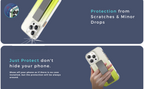 Protective Apple iPhone Back Cover - Heldro Elastic Grip Band Shockproof Case Cover for iPhone - Style 4