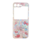 Hello Kitty Cartoon Holographic Case for Samsung Galaxy Z Flip 5 Mobile Case by CoverMeUp