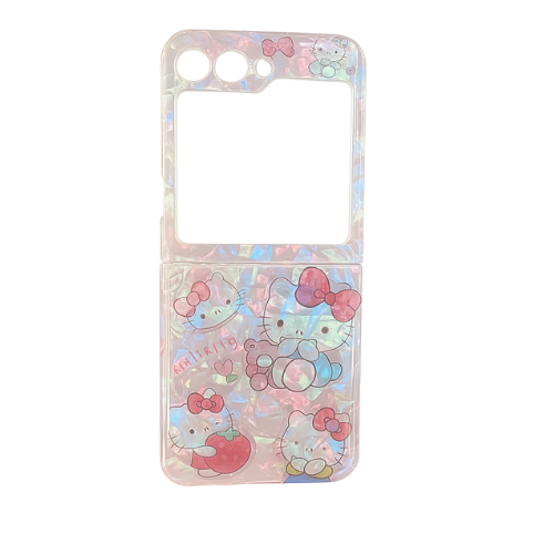 Hello Kitty Cartoon Holographic Case for Samsung Galaxy Z Flip 5
