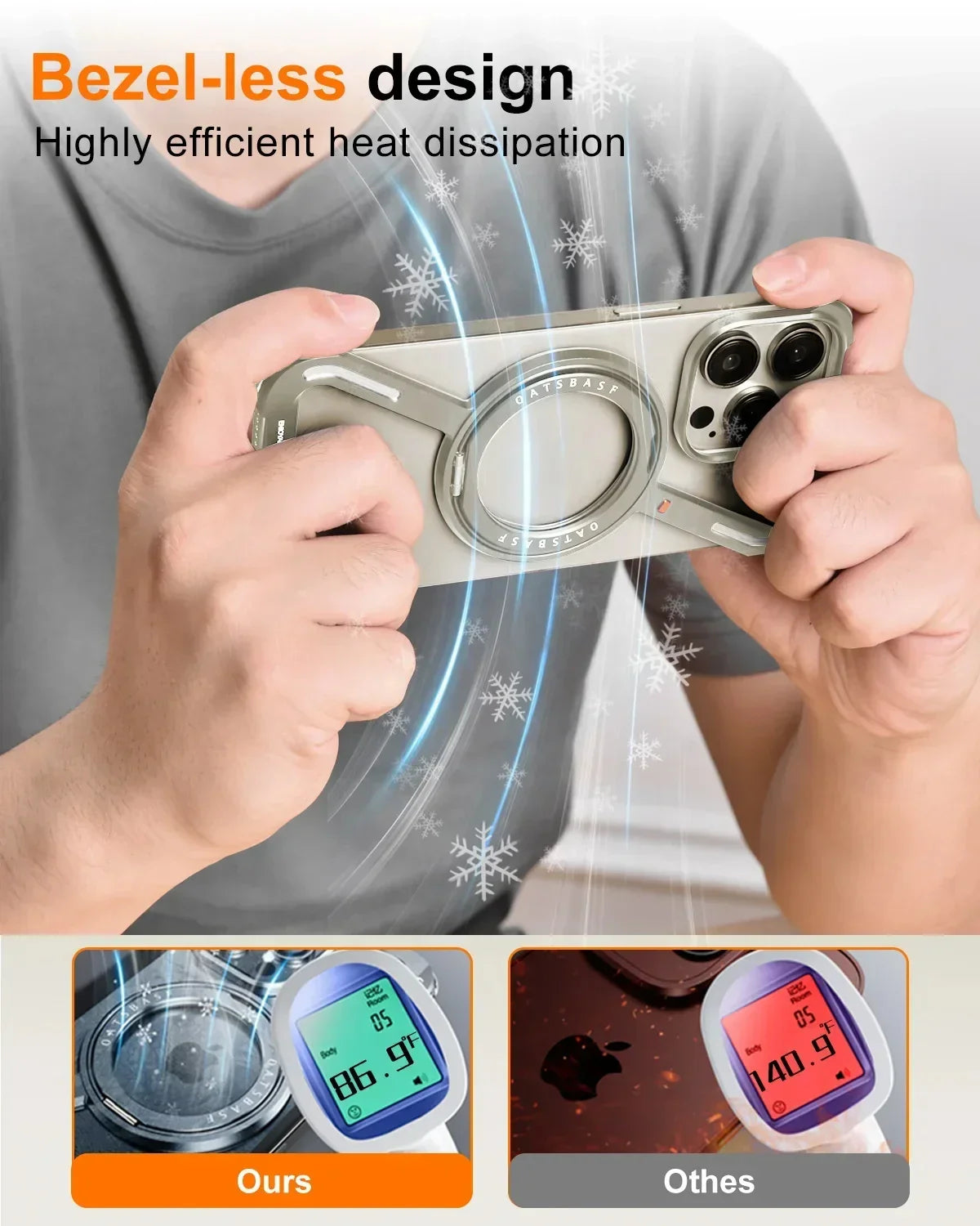 Luxury Z Shape Metal Case For iPhone