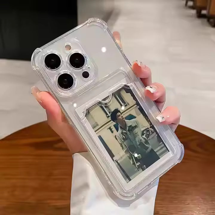 Clear CardSlot Case For iPhone