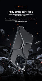Protective Apple iPhone Back Cover - New X-Max Metal Case for iPhone - Style 11