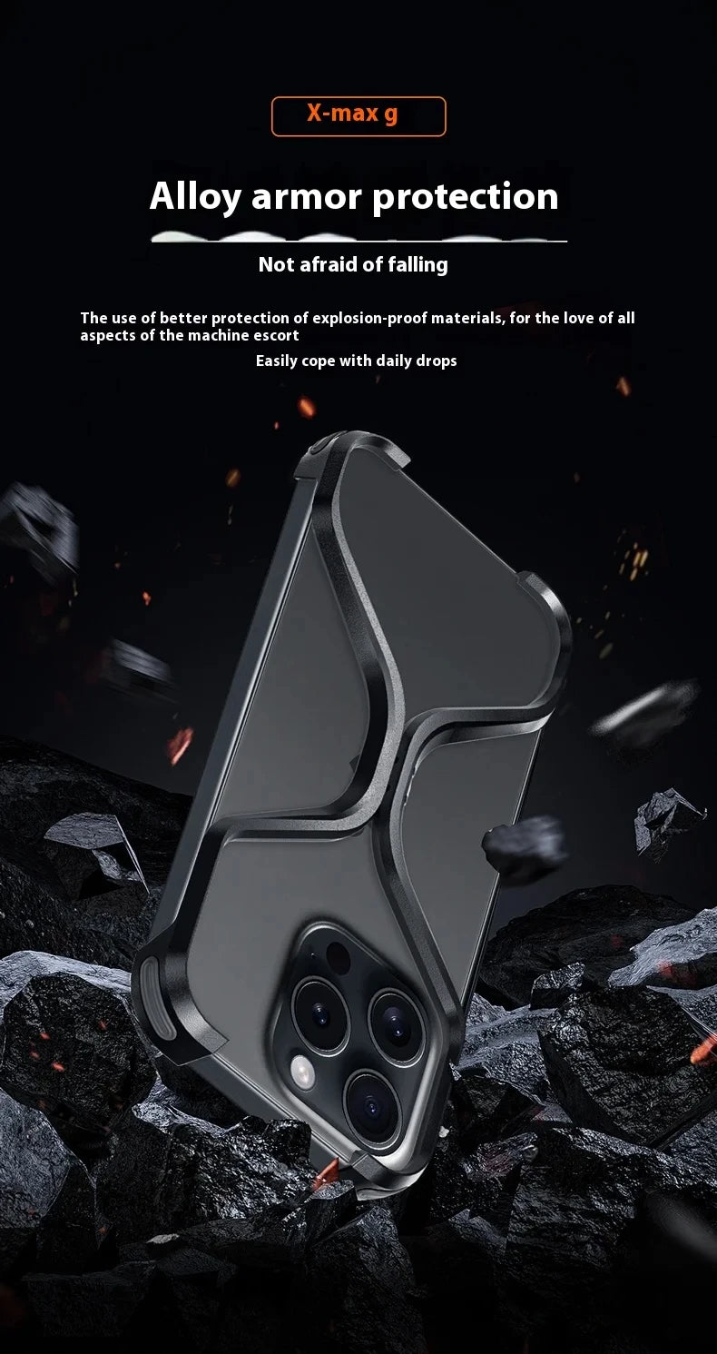 New X-Max Metal Case for iPhone