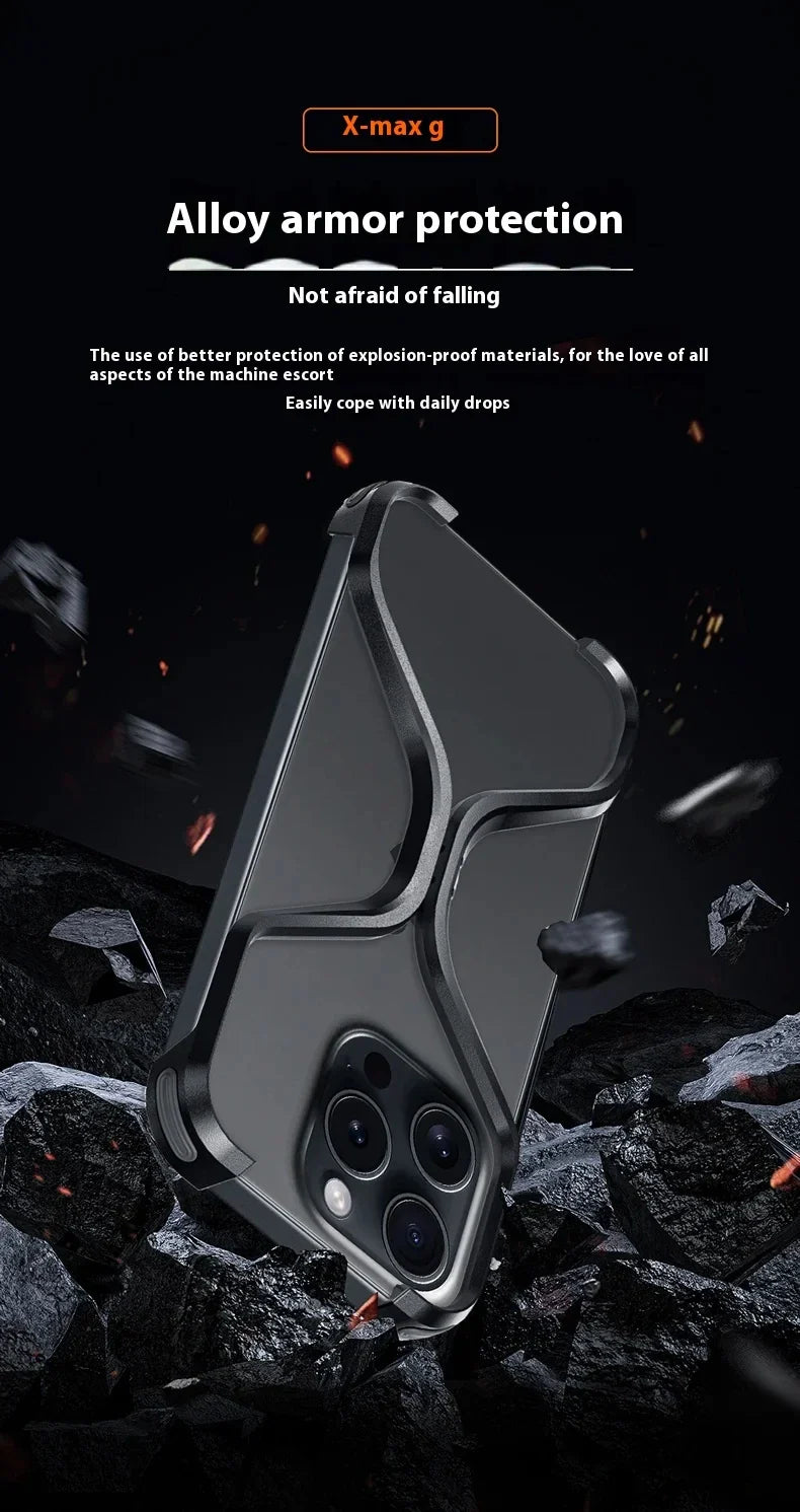New X-Max Metal Case for iPhone