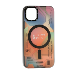 Futuristic Circuit Magnetic and anti-Impact Case compatible with iPhone