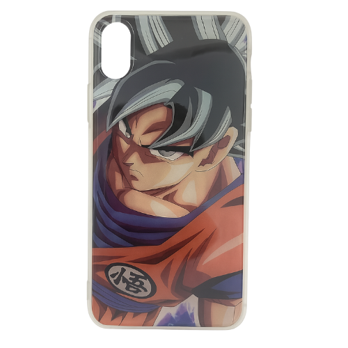 Holographic Anime Slim Case for iPhone X/XS – Transparent TPU Finish