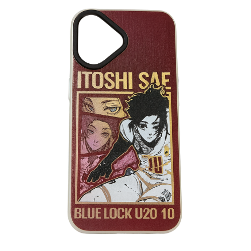 Holographic Blue Lock Itoshi Sae iPhone Case – Durable TPU Anime Cover