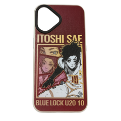 Holographic Blue Lock Itoshi Sae iPhone Case – Durable TPU Anime Cover