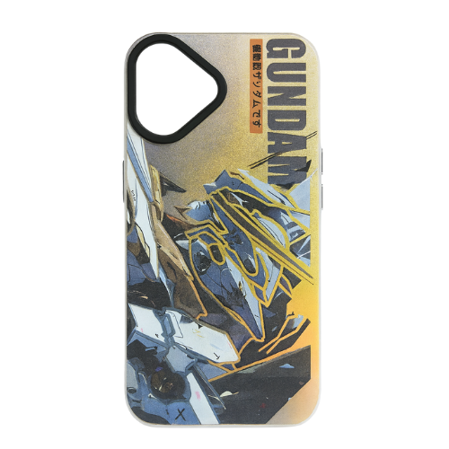 Holographic Gundam Anime iPhone Case – Durable TPU Mecha Cover