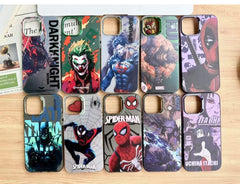Holographic Red Masked Anti-Hero iPhone Case – Durable TPU Comic Cover