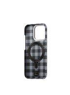Protective Apple iPhone Back Cover - BENKS ArmorVichy Case Aramid Carbon Fibre Built with Kevlar® for iPhone 16 Pro Max (BLACK) - Style 3