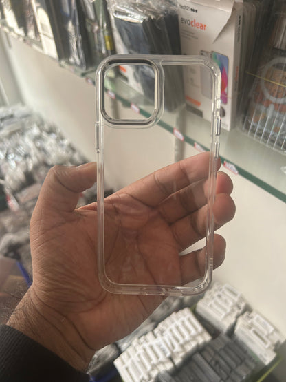 SHEERFORCE Transparent Phone Case for iPhone with Fall-Proof Safety