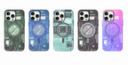 Protective Apple iPhone Back Cover - Luminous Circuit Board Night Glue Radium Hard Back Cover Case for Iphone - Style 9