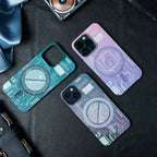 Protective Apple iPhone Back Cover - Luminous Circuit Board Night Glue Radium Hard Back Cover Case for Iphone - Style 2