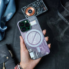 Protective Apple iPhone Back Cover - Luminous Circuit Board Night Glue Radium Hard Back Cover Case for Iphone - Style 7