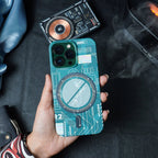 Protective Apple iPhone Back Cover - Luminous Circuit Board Night Glue Radium Hard Back Cover Case for Iphone - Style 6