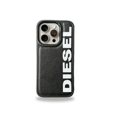 D I E S E L Designer PU Leather Case for iPhone 16 Pro