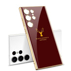 Samsung Galaxy S24 Ultra Original GKK Deer Printed Super Shining Glass Case Mobile Case by CoverMeUp