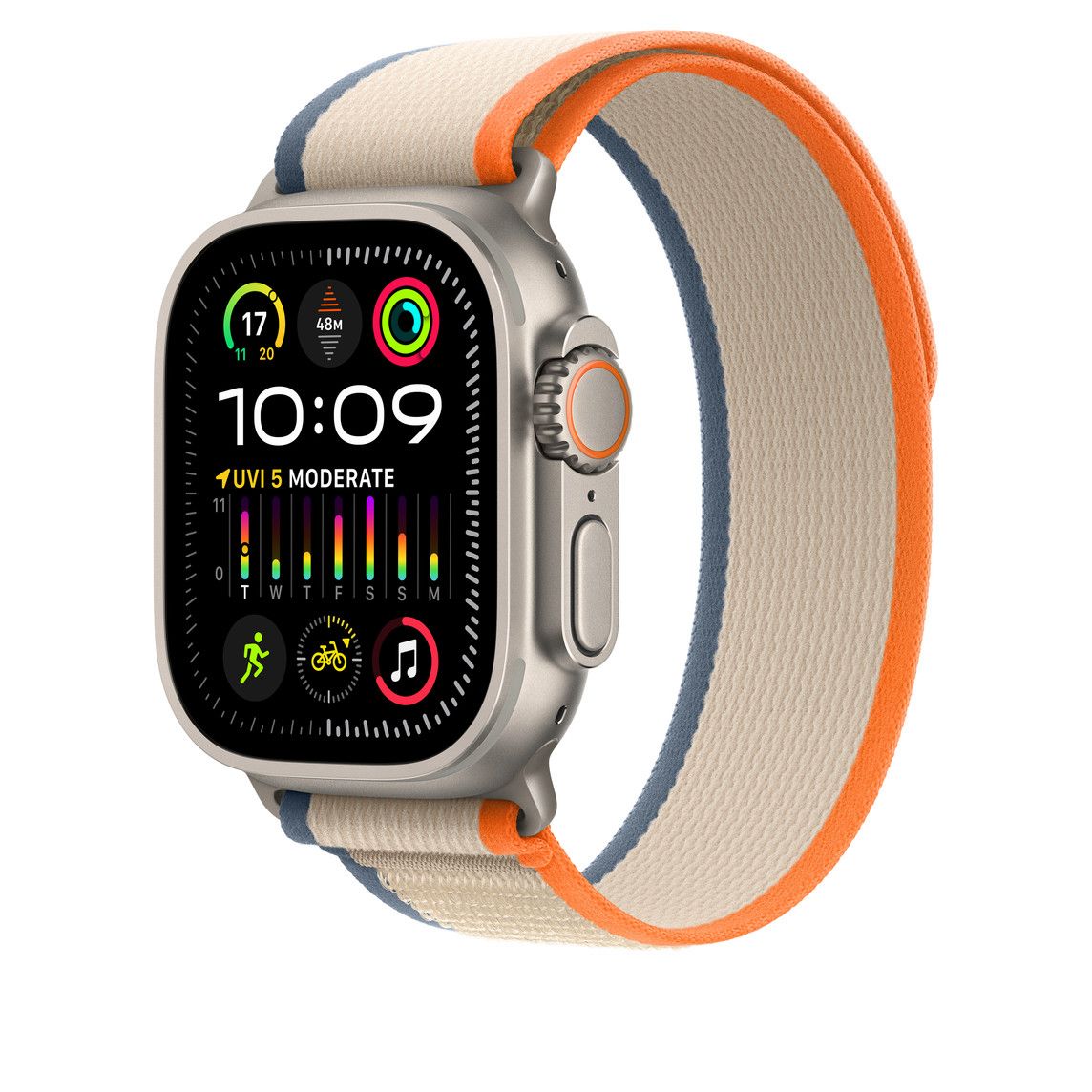 Trail Loop for Apple iWatch 38/40/41 mm Orange/Beige