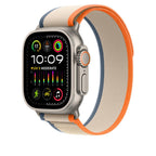 Trail Loop for Apple iWatch 38/40/41 mm Orange/Beige Mobile Case by CoverMeUp - Style 3