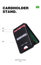 EMO OFF WANIMAL Design  Leather Magsafe Wallet Mobile Case by CoverMeUp