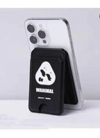 EMO OFF Wanimal Panda Design  Leather Magsafe Wallet Mobile Case by CoverMeUp