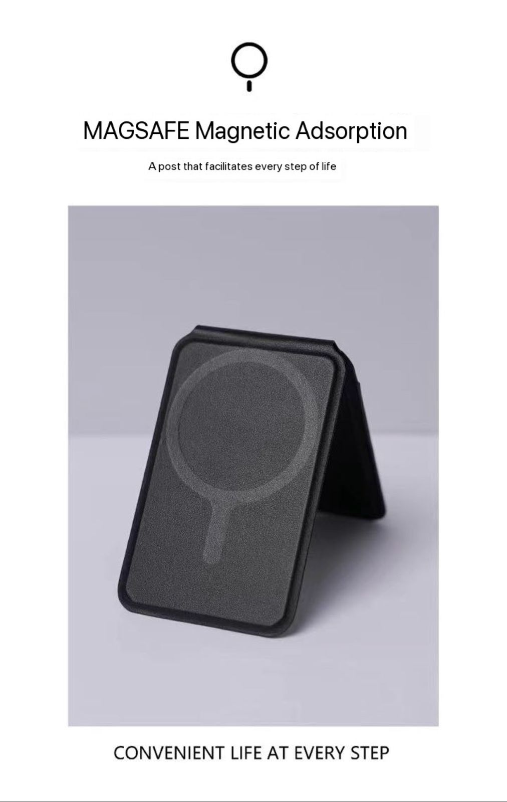 EMO OFF WANIMAL Design  Leather Magsafe Wallet
