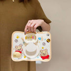 Cartoon Silicone Child Protective Cover for iPad 10.9 (10th Gen ) with Adjustable Stand Cover, Cute Cartoon Design Shockproof Silicone Case Mobile Case by CoverMeUp