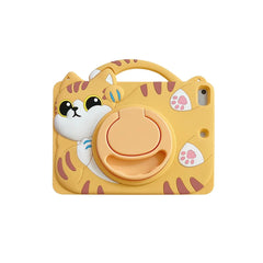 Cartoon Silicone Child Protective Cover for iPad 10.9 (10th Gen) with Adjustable Stand Cover, Cute Cartoon Design Shockproof Silicone Case