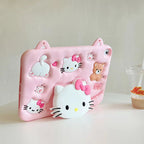 Cartoon Silicone Child Protective Cover for iPad 10.2 with Adjustable Stand Cover, Cute Cartoon Design Shockproof Silicone Case Mobile Case by CoverMeUp