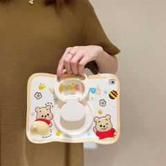 Cartoon Silicone Child Protective Cover for iPad 10.9 (Air 4, Air 5) with Adjustable Stand Cover, Cute Cartoon Design Shockproof Silicone Case