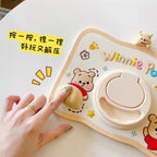 Cartoon Silicone Child Protective Cover for iPad 10.9 (Air 4, Air 5) with Adjustable Stand Cover, Cute Cartoon Design Shockproof Silicone Case Mobile Case by CoverMeUp - Style 5