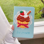 3D Ice Cream Designer  PU Leather Finish Black Foldable Flip Case for iPad 10.2 Mobile Case by CoverMeUp