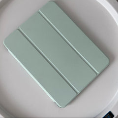 Light Green PU Leather Finish Foldable Flip Case for iPad 10.9(10th Gen 2022)