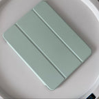 Light Green PU Leather Finish Foldable Flip Case for iPad 10.9(Air4 & Air 5)/ Pro 11 inches Mobile Case by CoverMeUp