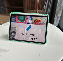 Light Green PU Leather Finish Foldable Flip Case for iPad 10.9(10th Gen 2022)