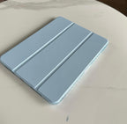 Light Blue  PU Leather Finish Foldable Flip Case for iPad 10.2 Mobile Case by CoverMeUp