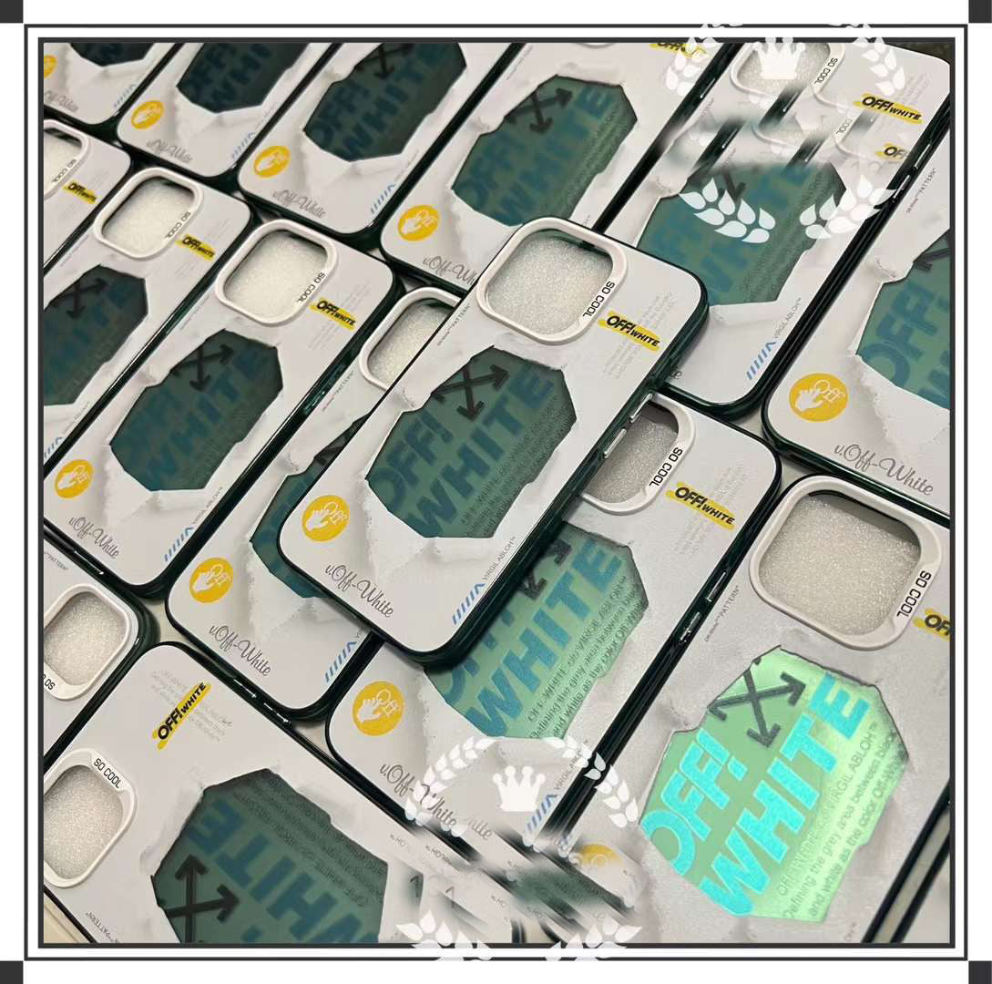 O F F W H I T E  Designer Silicon Case for iPhone 14 Pro Max