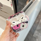 Peach Silver Chrome Designer Silicon Case for Airpods Pro & Pro 2 Mobile Case by CoverMeUp - Style 2